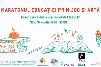 PlaYouth - Maratonul Educației prin Joc și Artă - 30-31 martie - RevistaMargot.ro