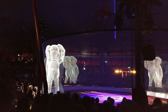 Animalele de la circ înlocuite de holograme