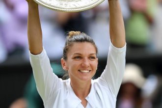 Simona Halep câștigătoare la Wimbledon